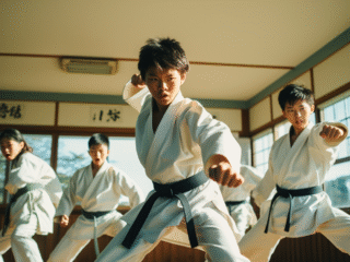 Advanced-Karate-Student-Leading-Practice-in-Sunlit-Dojo